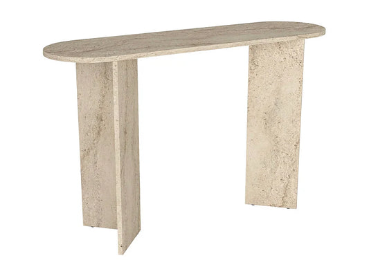 Console Travertin Japandi Beige - Topania