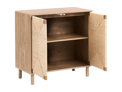 Commode Japandi Deux Portes Marron - Bondi