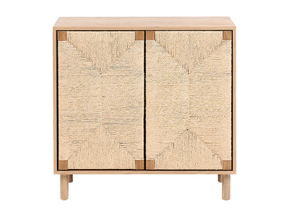 Commode Japandi Deux Portes Marron - Bondi