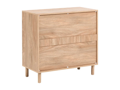 Commode Japandi Deux Portes Marron - Bondi