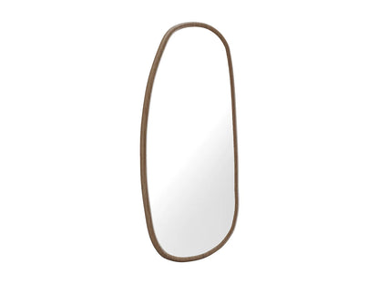 Miroir Organique Japandi Bois D'hévéa - Meixi