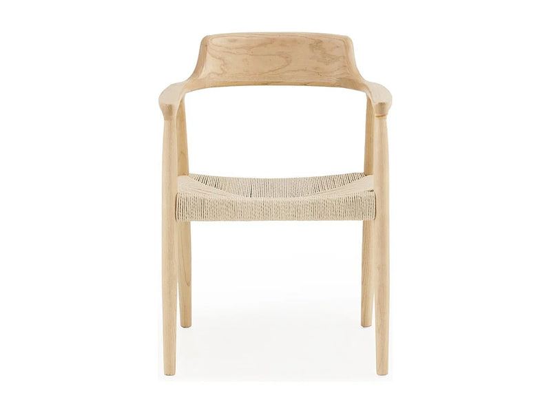 Lot De 4 Fauteuils Japandi Bois De Toon - Toon