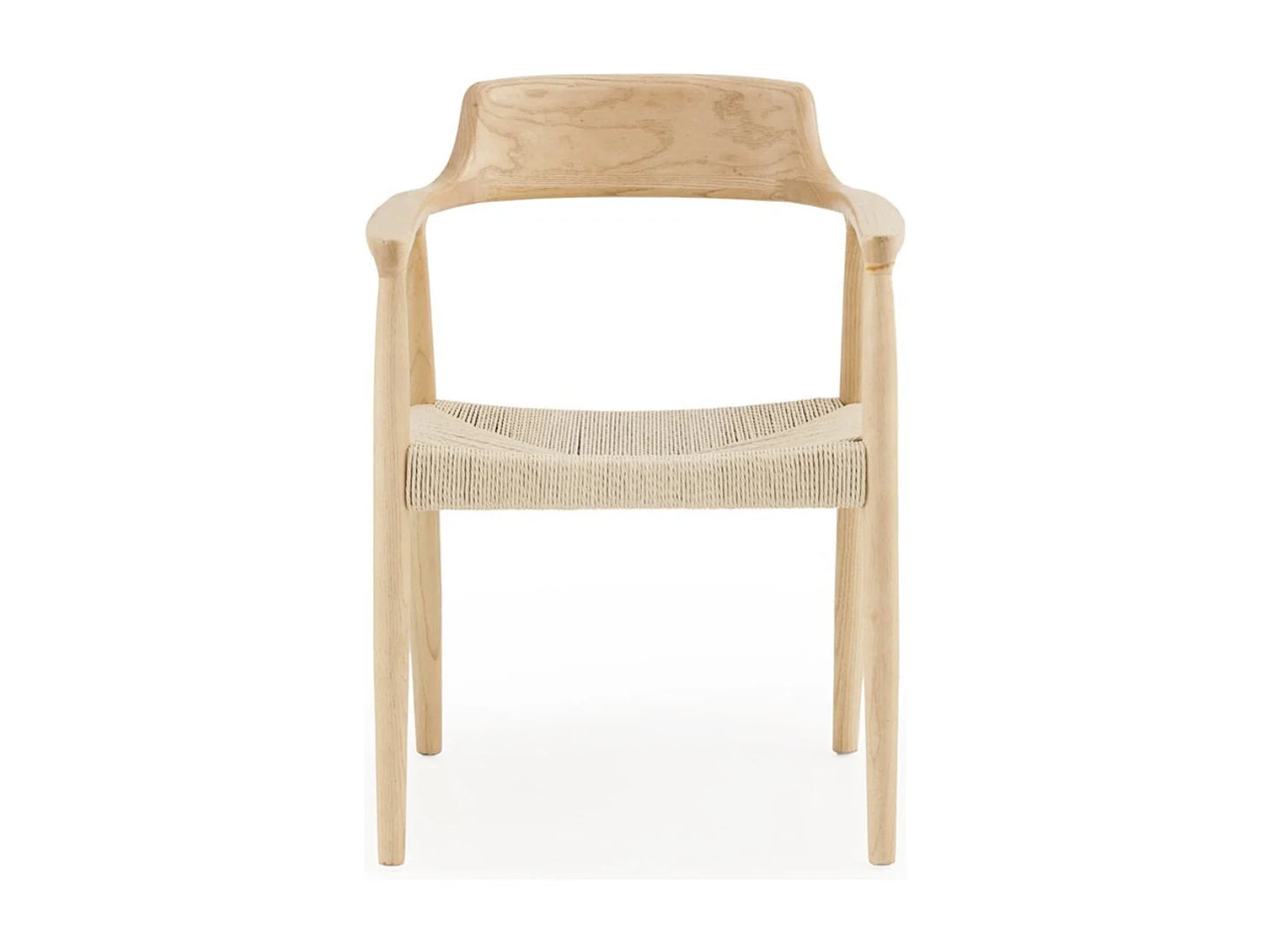 Lot De 4 Fauteuils Japandi Bois De Toon - Toon