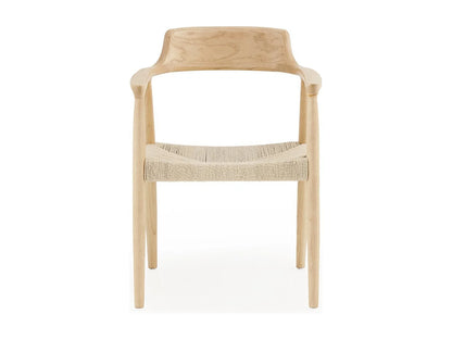 Lot De 4 Fauteuils Japandi Bois De Toon - Toon