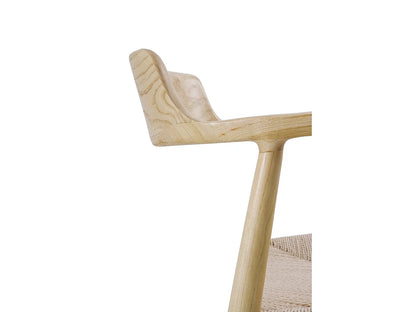 Lot De 4 Fauteuils Japandi Bois De Toon - Toon