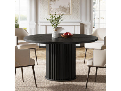 Table Circulaire Japandi Moderne 120cm - Moderne