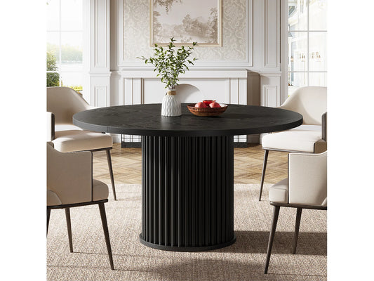 Table Circulaire Japandi Moderne 120cm - Moderne