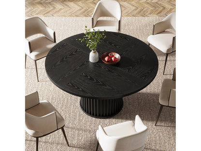 Table Circulaire Japandi Moderne 120cm - Moderne
