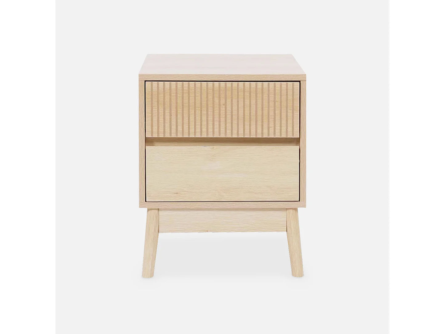 Lot 2 Chevets Japandi Pieds Pin - Linear