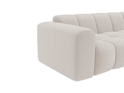 Canapé Japandi Bubble Chenille Beige 3 Places - Caleso
