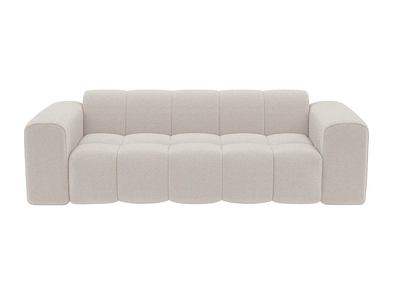 Canapé Japandi Bubble Chenille Beige 3 Places - Caleso