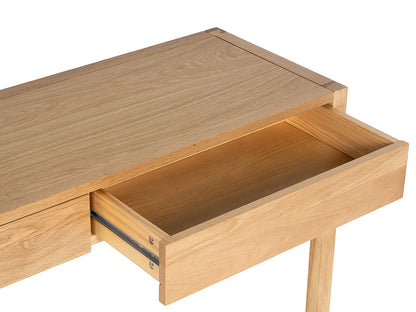 Console Travail Japandi Teinte Naturelle - Nelizar