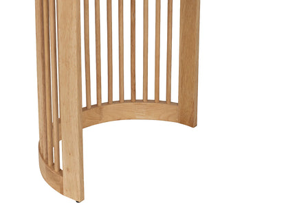 Table Chêne Japandi Pieds En Hévéa - Neliram