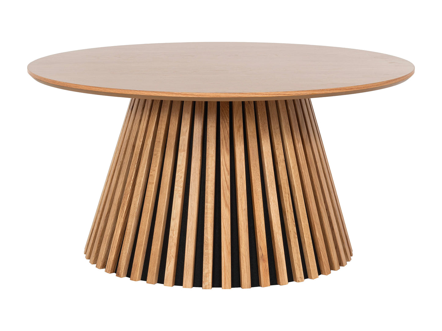 Table Basse Japandi Tambour Bois et Conique - Carmiza