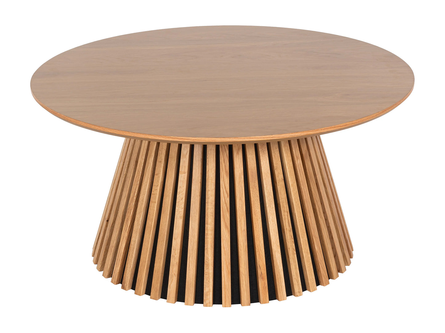 Table Basse Japandi Tambour Bois et Conique - Carmiza