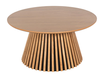 Table Basse Japandi Tambour Bois et Conique - Carmiza