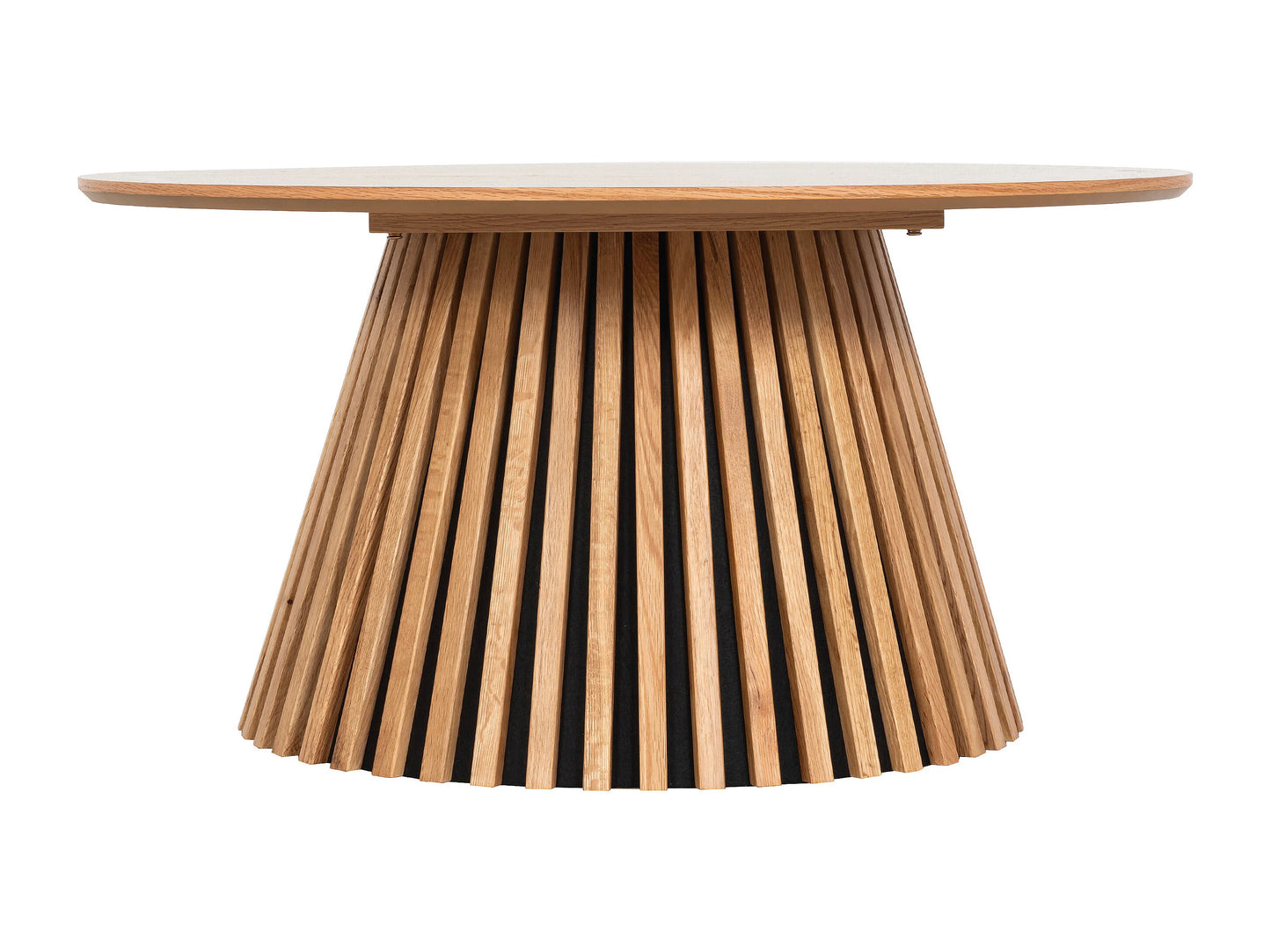 Table Basse Japandi Tambour Bois et Conique - Carmiza