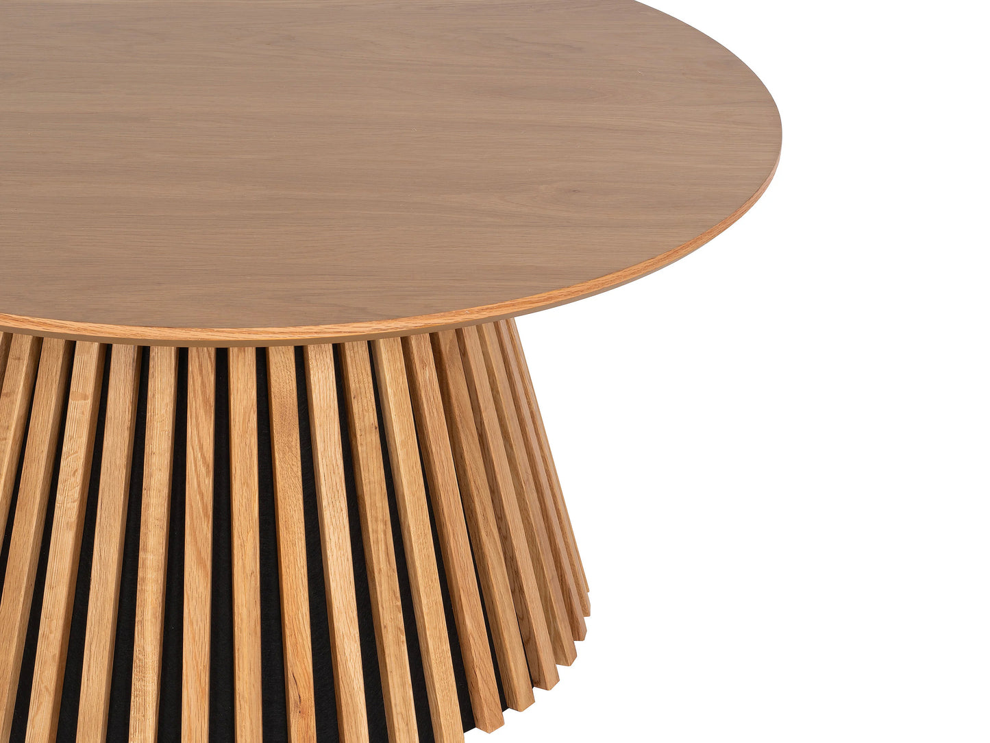Table Basse Japandi Tambour Bois et Conique - Carmiza