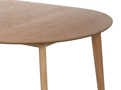 Table Extensible Japandi Placage Chêne - Marizel