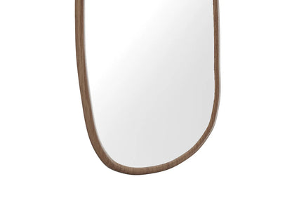 Miroir Organique Japandi Bois D'hévéa - Meixi