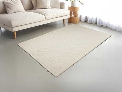 Tapis Japandi 100% Laine Tufté Main - Luzan