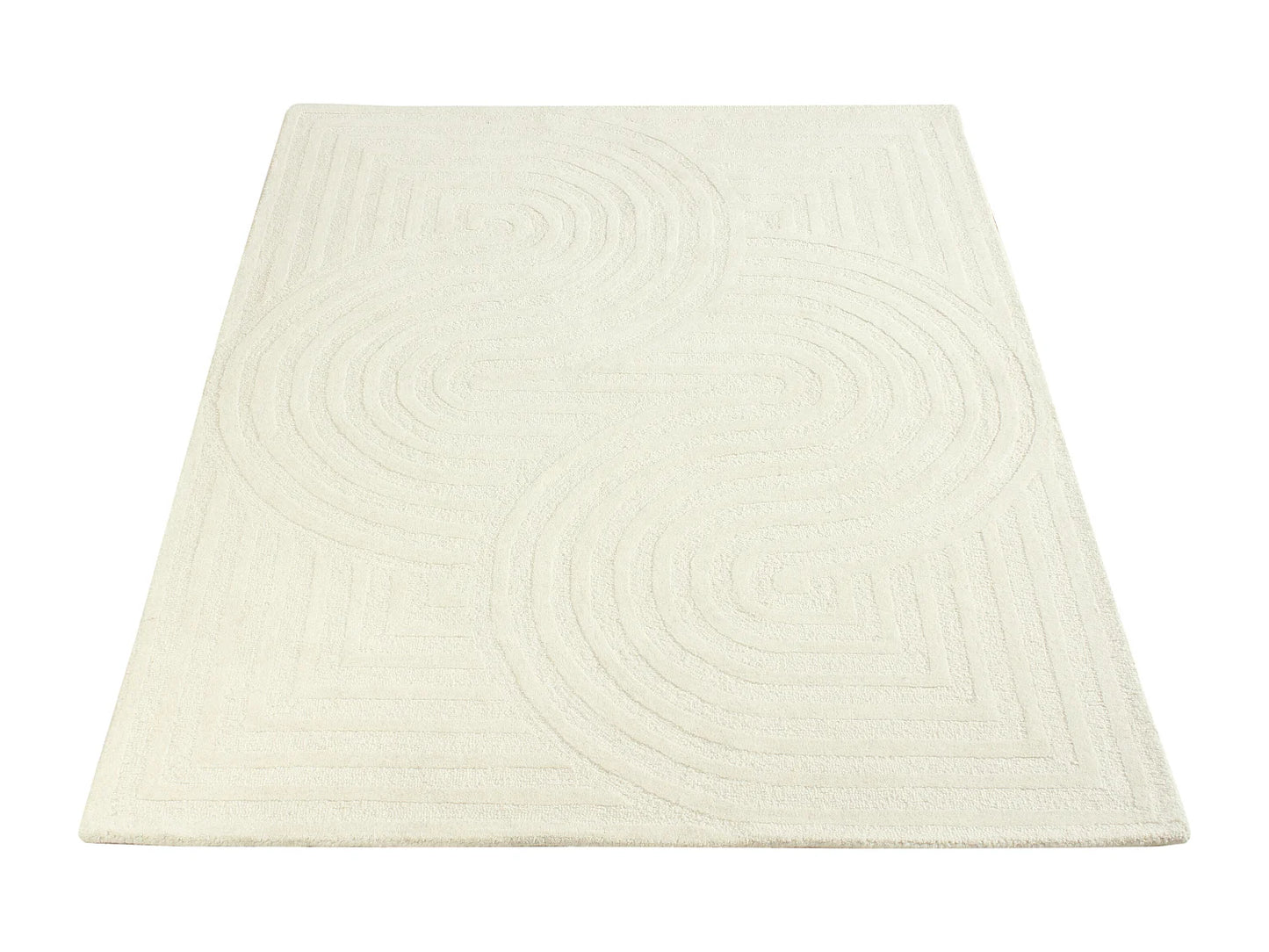 Tapis Japandi 100% Laine Tufté Main - Luzan