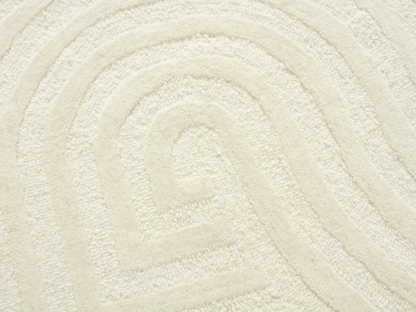 Tapis Japandi 100% Laine Tufté Main - Luzan