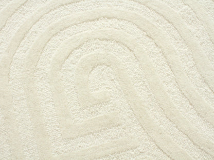 Tapis Japandi 100% Laine Tufté Main - Luzan