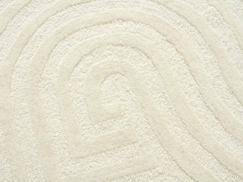 Tapis Japandi 100% Laine Tufté Main - Luzan