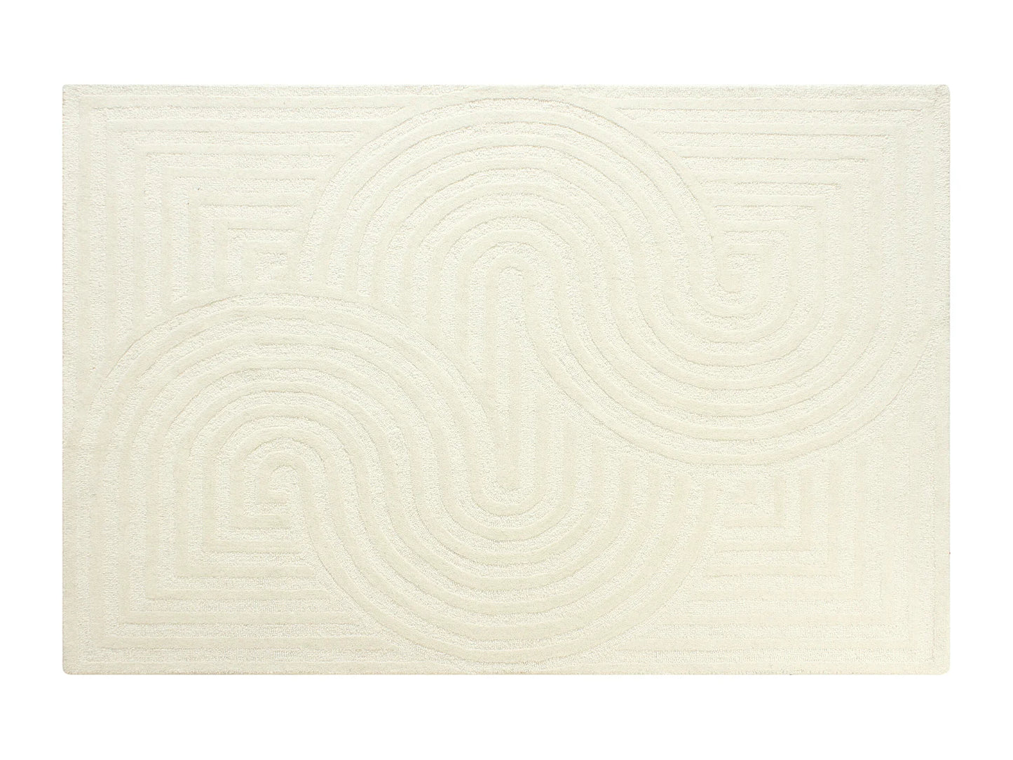 Tapis Japandi 100% Laine Tufté Main - Luzan