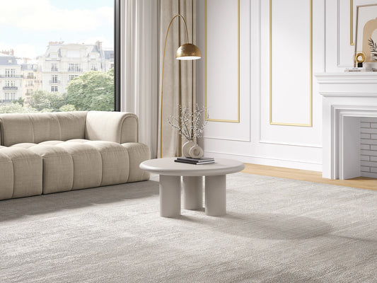 Table Basse Japandi Finition Laqué Beige - Marlna