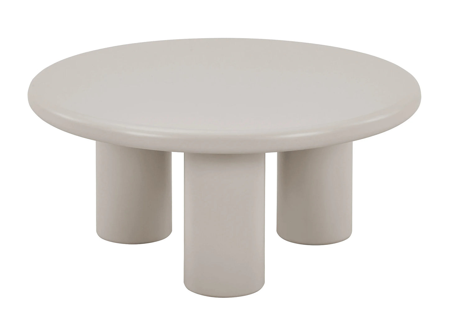 Table Basse Japandi Finition Laqué Beige - Marlna