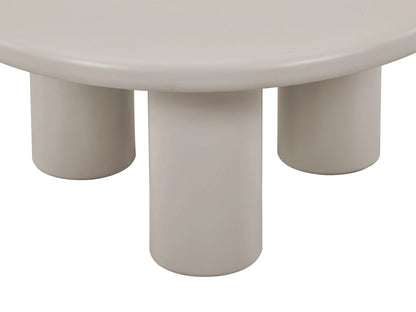 Table Basse Japandi Finition Laqué Beige - Marlna