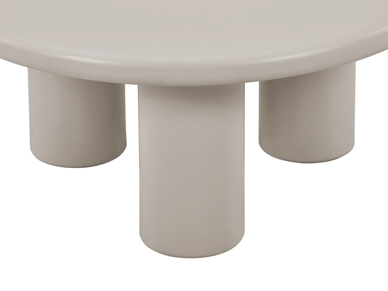 Table Basse Japandi Finition Laqué Beige - Marlna