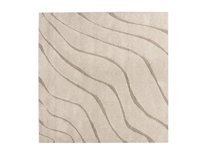 Tapis Japandi Carré Teinte Neutre - Raton