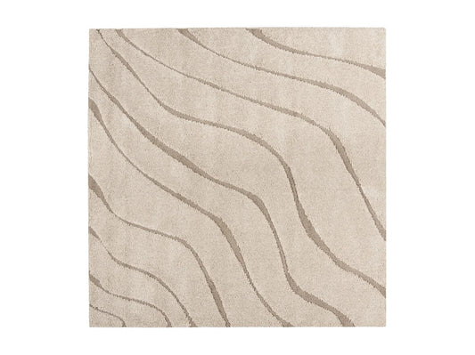 Tapis Japandi Carré Teinte Neutre - Raton