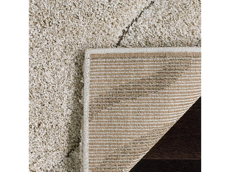 Tapis Japandi Carré Teinte Neutre - Raton
