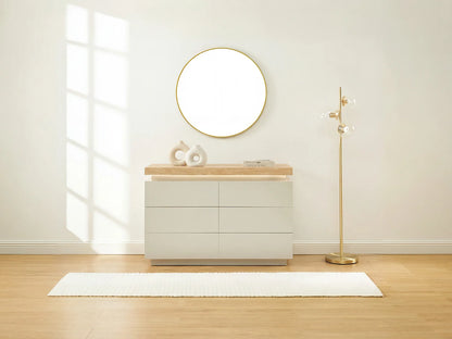 Commode Japandi Six Tiroirs Leds - Halo