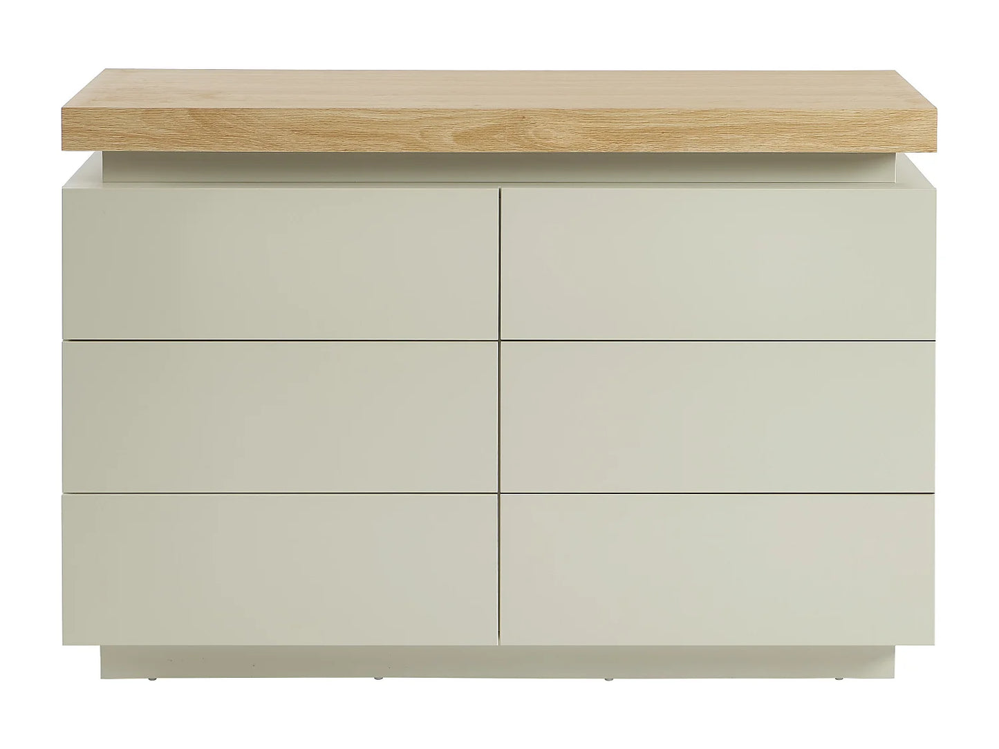 Commode Japandi Six Tiroirs Leds - Halo