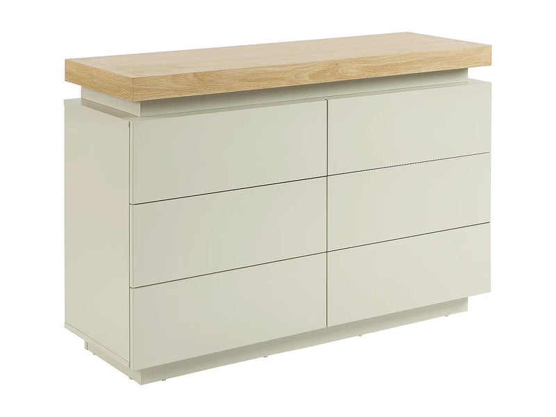 Commode Japandi Six Tiroirs Leds - Halo