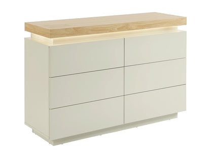 Commode Japandi Six Tiroirs Leds - Halo