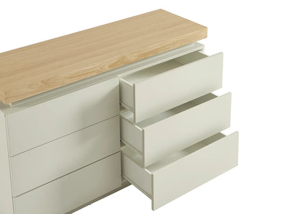 Commode Japandi Six Tiroirs Leds - Halo