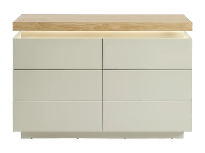 Commode Japandi Six Tiroirs Leds - Halo