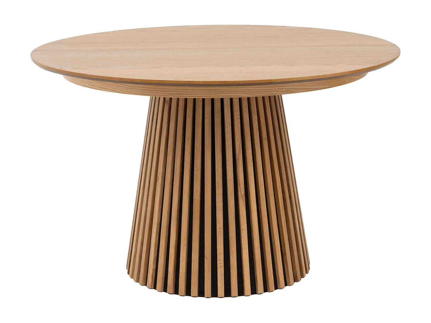 Table Extensible Japandi Placage Chêne Naturel - Carmiza