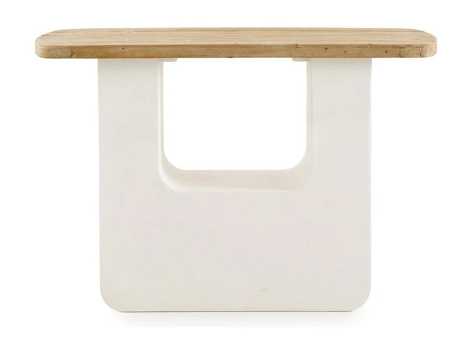 Console Ciment Japandi Plateau Sapin - Sapin