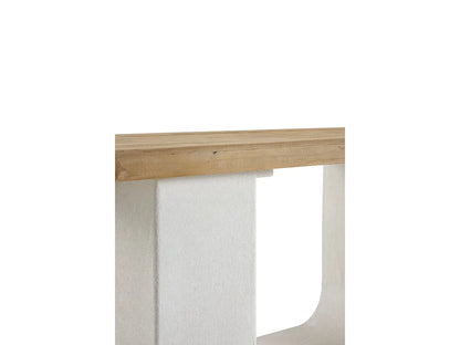 Console Ciment Japandi Plateau Sapin - Sapin