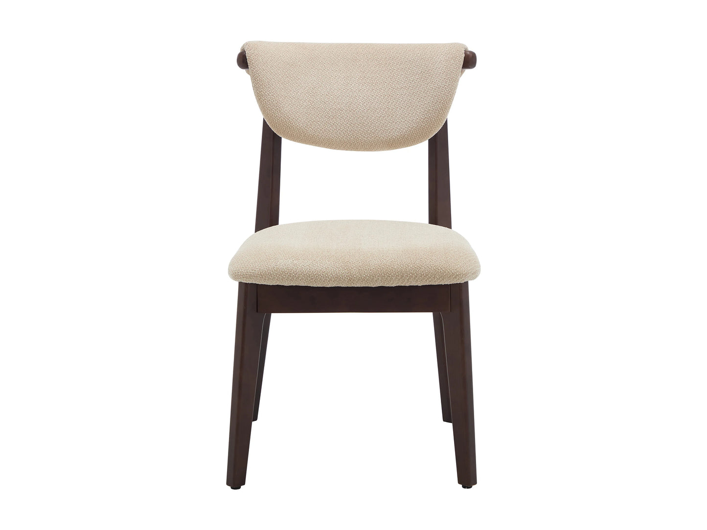 Lot De 2 Chaises Japandi Texture Beige Hévéa - Gabiel