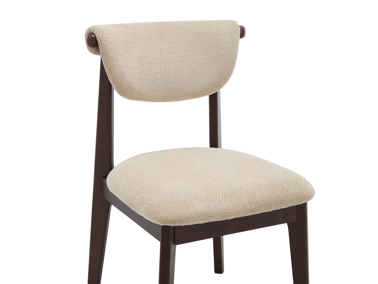 Lot De 2 Chaises Japandi Texture Beige Hévéa - Gabiel