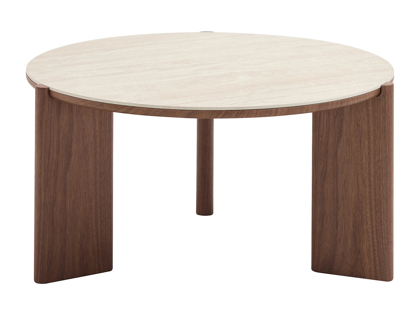 Table Basse Japandi Céramique Et Noyer - Munyra