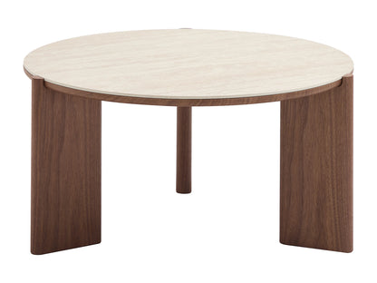 Table Basse Japandi Céramique Et Noyer - Munyra